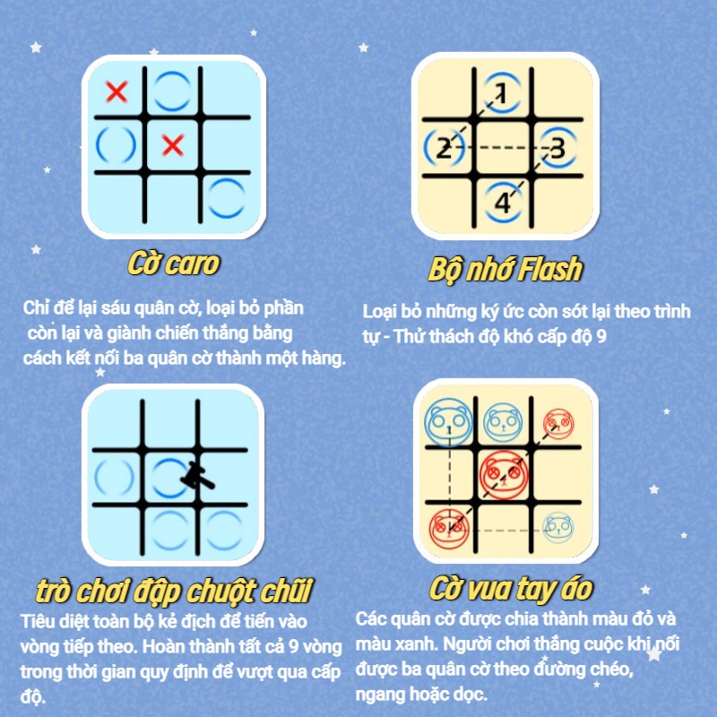 OOKAS (KÈM PIN) Đồ chơi điện tử 3in1, máy chơi cờ caro rèn luyện trí nhớ rèn luyện tay mắt dành cho bé - ảnh 6