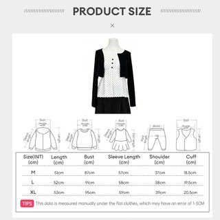 VM-Áo sơ mi phiên bản Hàn Quốc, cổ chữ V, slim-fit, màu trắng chấm bi dài tay phù hợp mùa thu kiểu hai mảnh