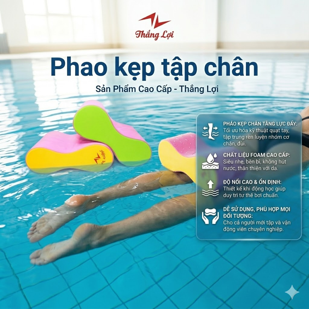 Phao số 8, phao kẹp tập bơi Thắng Lợi