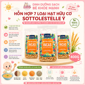 Hạt Dinh Dưỡng Hỗn Hợp 7 Loại Hạt Hữu Cơ Sottolestelle 400g