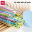 Hộp 20 Bút chì khúc DELI - Bút Chì Ruột Đậm Hình Dễ Thương Chì Đốt 2B Có Ngòi Thay Cho Bé Tập Viết Vẽ Tranh