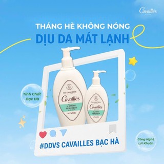 Dung Dịch Vệ Sinh Khử Mùi Thơm Mát CAVAILLÈS Fraicheur | Tươi Mát, Giảm Kích Ứng 250ml