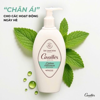 Dung Dịch Vệ Sinh Khử Mùi Thơm Mát CAVAILLÈS Fraicheur | Tươi Mát, Giảm Kích Ứng 250ml