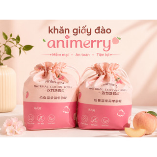 Khăn Giấy Đào Animerry_Mềm mịn, tiện lợi.