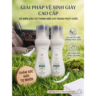 Combo 2 Chai Nước Vệ Sinh Giày - Bọt Tẩy Ố Vàng Giày Trắng