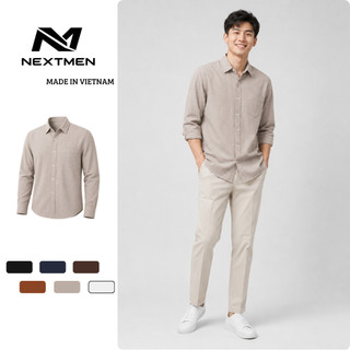 Áo Sơ Mi Nam Dài Tay Form Rộng Local Vải Đũi Nilen Mềm Mát Thoáng Khí Chống Nhăn Dễ Phối Đồ SM100 Be