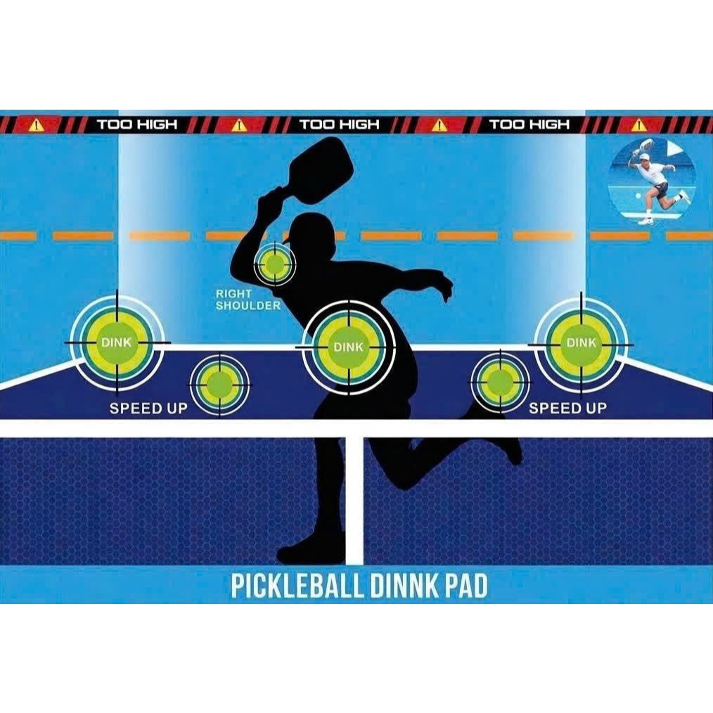 Tranh dán tường Pickleball 5D tại nhà chất lượng siêu bền giúp cải thiện kĩ năng Dink,Drive,Speed