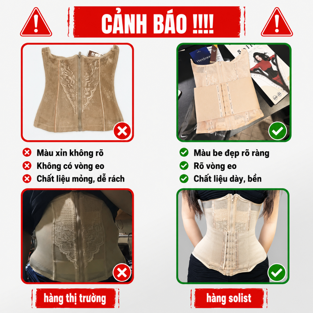 Đai Nịt Bụng Latex, Gen Nịt Bụng Solist G!ả.m Mỡ Tàng Hình Co Dãn 4 Chiều Su Đúc Chống Cuộn Mặc Váy Không Lộ Viền