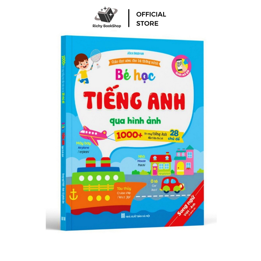 Sách - Bé Học Tiếng Anh Qua Hình Ảnh
