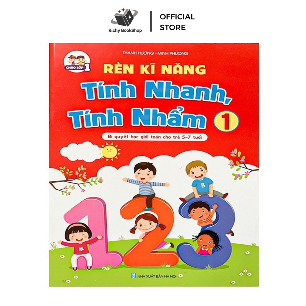 Sách - Rèn kỹ năng tính nhanh tính nhẩm bí quyết học giỏi toán cho bé