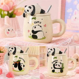 Cốc sứ quà tặng Vô tri cute 400ml quà tặng sinh nhật bạn gái, ly sứ dễ thương tặng bạn thân