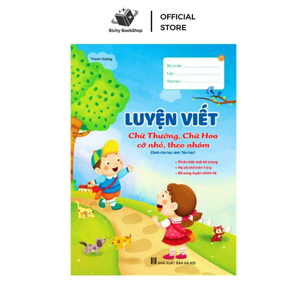 Sách - Luyện Viết Chữ Thường, Chữ Hoa, Cỡ Nhỏ, Theo Nhóm
