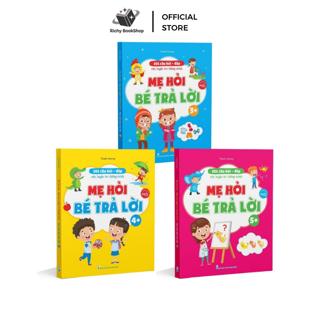 Sách - Mẹ Hỏi Bé Trả Lời dành cho bé từ 3-6 tuổi