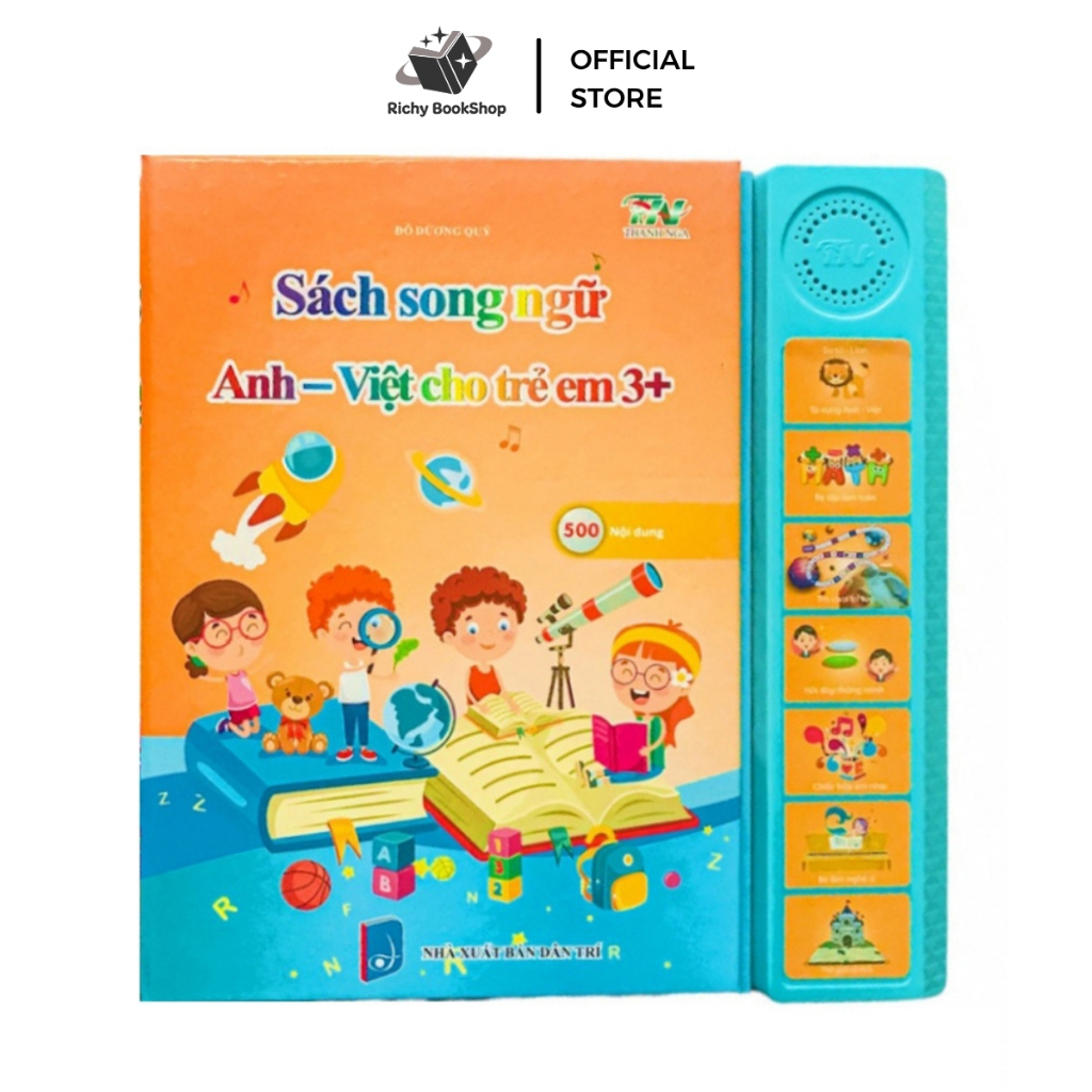 Sách Điện Tử Song Ngữ Anh - Việt cho trẻ em 3+ (Phiên bản đặc biệt 2022)