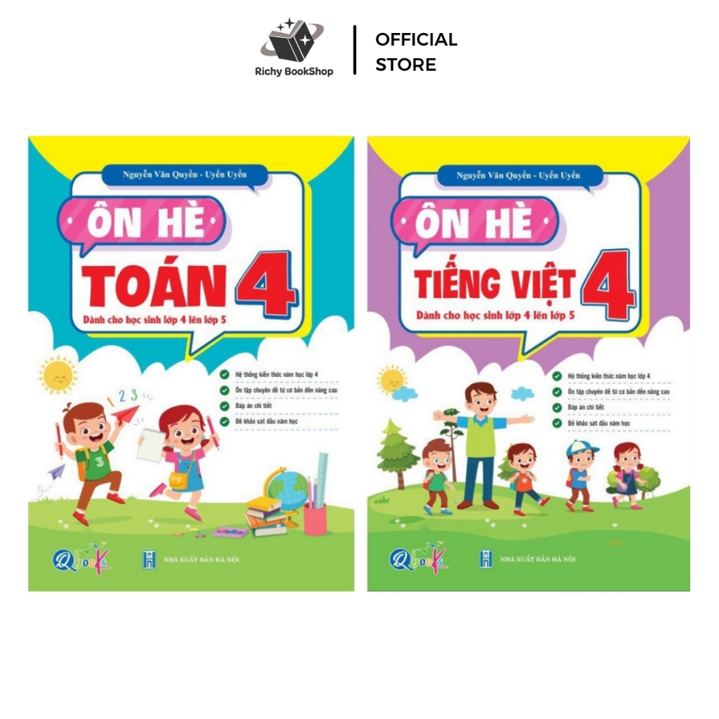 Sách - Ôn Hè Toán Và Tiếng Việt 4 - Dành cho học sinh lớp 4 lên lớp 5
