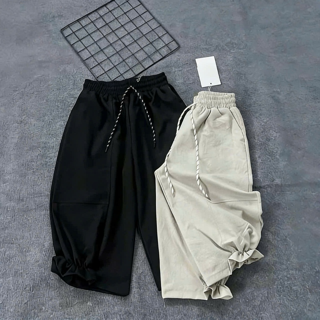 QUẦN KAKI NGỐ CẠP CAO ỐNG RỘNG PHỐI BÈO BASIC MODERN GIRL PHONG CÁCH HÀN