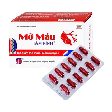 Viên Mỡ Máu Tâm Bình – Hỗ Trợ Giảm Mỡ Máu, Ổn Định Cholesterol – Hộp 60 Viên