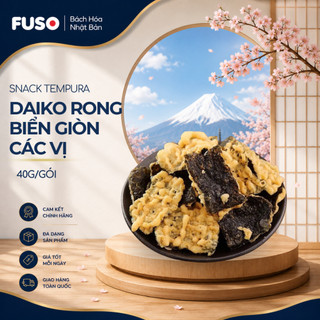 Snack Tempura Rong Biển Chiên Giòn Daiko Thượng Hạng (Gói 40g) - Fuso Bách Hóa Nhật Bản