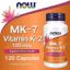 MK-7 Vitamin K2 100mcg NOW 120 Viên
