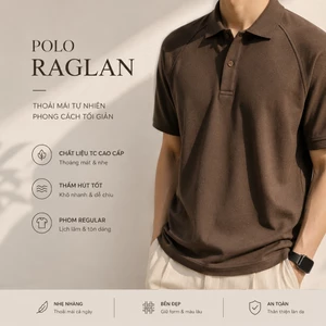 Áo polo ROWAY PREMIUM form regular fit | Polo Raglan