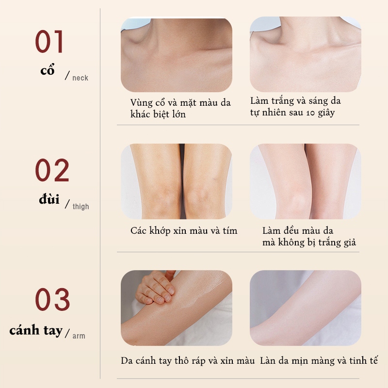 Kem Lười Nâng Tone LYDIMOON 50g, Che Khuyết Điểm, Dưỡng Ẩm, Làm Sáng Da, Đều Màu Da, Nâng Tone Tự Nhiên, Giữ Lớp Makeup