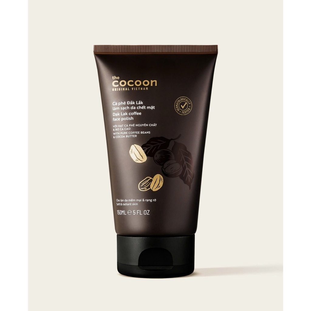 C03_Cà Phê Tẩy Da Chết Da Mặt Cocoon 150ml