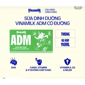 Sữa Vinamilk ADM có đường 110ml