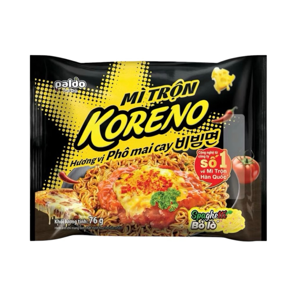 Combo Mì Trộn Koreno Nhiều Vị Cay Hàn Quốc Date Mới Chính Hãng