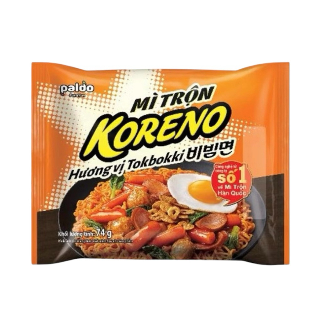 Combo Mì Trộn Koreno Nhiều Vị Cay Hàn Quốc Date Mới Chính Hãng