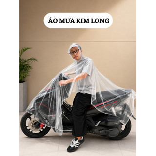 Áo Mưa Cánh Dơi Trong Suốt Unisex Cao Cấp