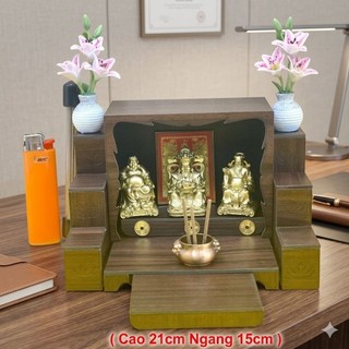 Tủ Thờ Mini Thần Tài Thổ Địa Thần Tiền Mới Trọn bộ Cao Cấp 2024