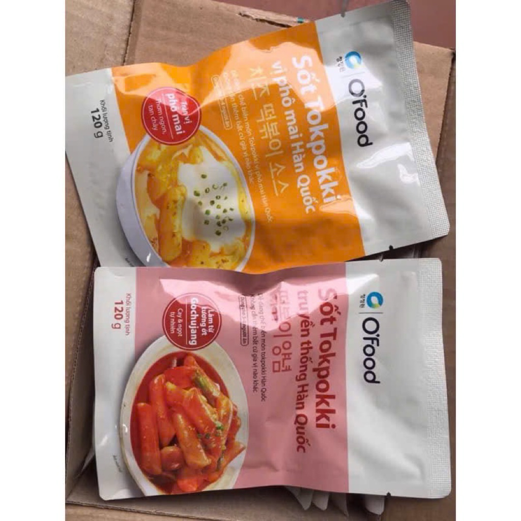 [NHẬP KHẨU CHÍNH HÃNG] Sốt Nấu Tokbokki Vị Phô Mai Ofood Thơm Ngon 120G