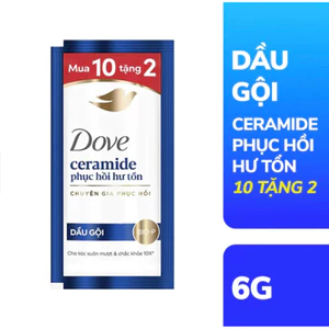 Lốc 6 dây dầu gội Dove Phục Hồi Hư Tổn (Hàng công ty date mới)