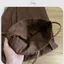 Quần Kaki Nâu Nữ Ống Suông Rộng Kèm Đai Chất Vải Mềm Đẹp, Form Suông Sang Chảnh TaLaa Clothing TL111