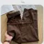Quần Kaki Nâu Nữ Ống Suông Rộng Kèm Đai Chất Vải Mềm Đẹp, Form Suông Sang Chảnh TaLaa Clothing TL111