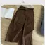 Quần Kaki Nâu Nữ Ống Suông Rộng Kèm Đai Chất Vải Mềm Đẹp, Form Suông Sang Chảnh TaLaa Clothing TL111