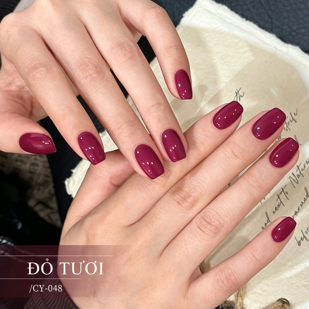 XEIJAYI 40ml-Sơn móng tay dạng gel màu tím mận pha đỏ, thích hợp cho các tiệm nail và các dự án DIY.