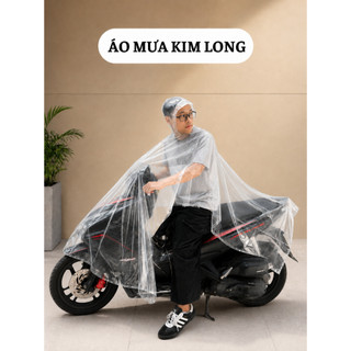 Áo Mưa Cánh Dơi Trong Suốt Unisex Cao Cấp