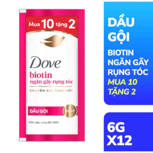 Combo 6 dây dầu gội Dove Ngăn Gãy Rụng - Hàng công ty date mới