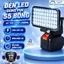 Đèn Led 55 Bóng Siêu Sáng Sử Dụng Chân Pin Phổ Thông MAKITA Có 2 Chế Độ Sáng, Có 2 Cổng Sạc USB, Tay Cầm Tiện Dụng