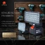 Đèn Led 55 Bóng Siêu Sáng Sử Dụng Chân Pin Phổ Thông MAKITA Có 2 Chế Độ Sáng, Có 2 Cổng Sạc USB, Tay Cầm Tiện Dụng