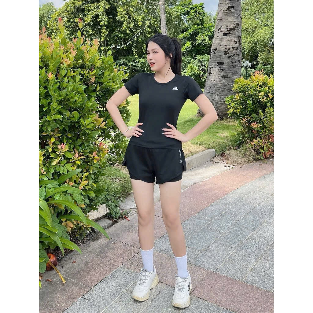 Bộ đồ thể thao nữ SUNNYCHIC đồ tập gym nữ, đồ chạy bộ, chơi pickleball thoải mái, thoáng mát [SC1]