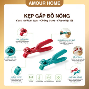 Kẹp Gắp Tô Đĩa Chống Nóng Đa Năng, Kẹp Bát Chén Nóng, Kẹp Xửng Hấp, Khay Hấp, Bát Canh Chống Bỏng Tay