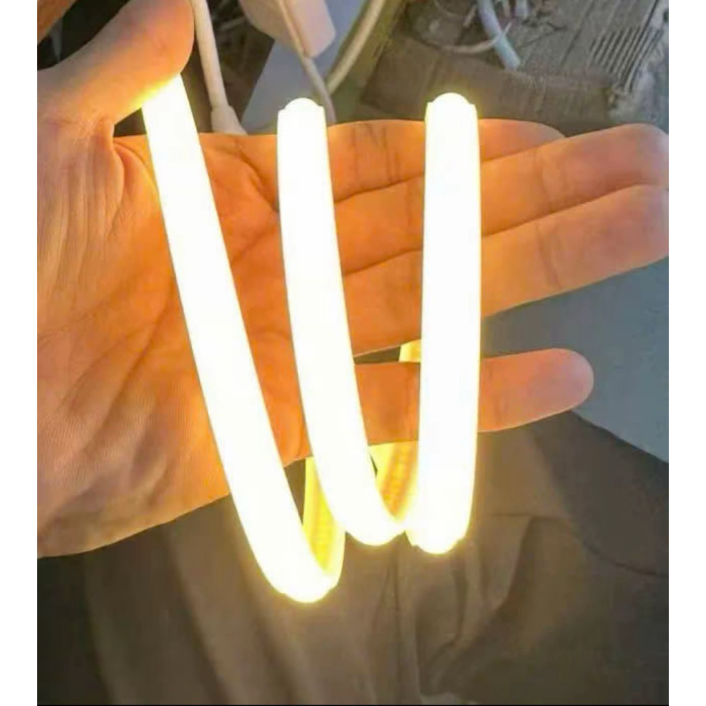 [TẶNG PHÍCH CẮM] Đèn LED Dán COB 220V Bọc Silicon Chống Nước Siêu Sáng Trang Trí Kệ Bắt Trần Decor Phòng