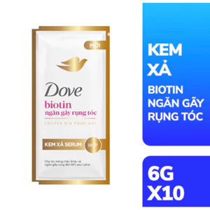 Lốc 6 dây Kem Xả Dove Ngăn Gãy Rụng - Hàng công ty date mới