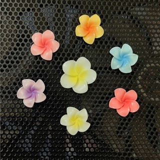 🌺 Set Charm Hoa Sứ Cầu Vồng Pastel – Rainbow Plumeria Flower Charm