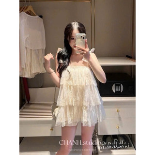 Set Ren Tầng 2 Dây Nơ Vai L1