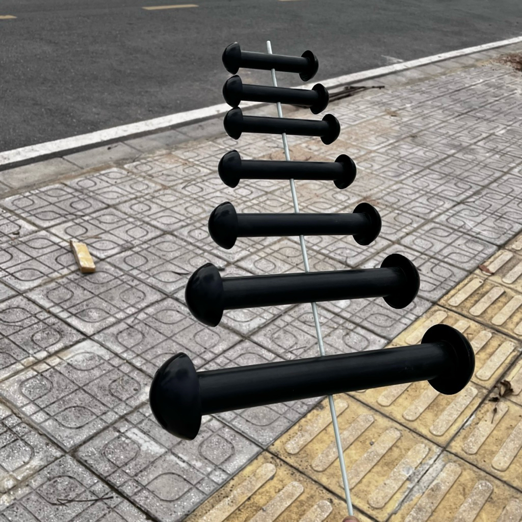 Sáo diều 7 quả đen trơn giá rẻ cho diều 2m đến 3m