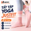 JUSTFIT Tất / Vớ chân cao cổ nữ tập yoga, chạy bộ, thể thao