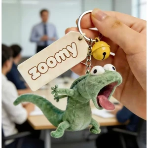 Móc Khóa Thằn Lằn Tom Lizard Đồ Chơi Nhồi Bông Vui Nhộn,Móc Khóa Treo Cặp